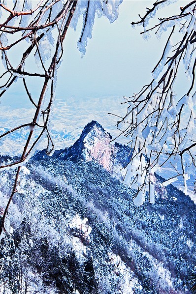 天蒙山冬天