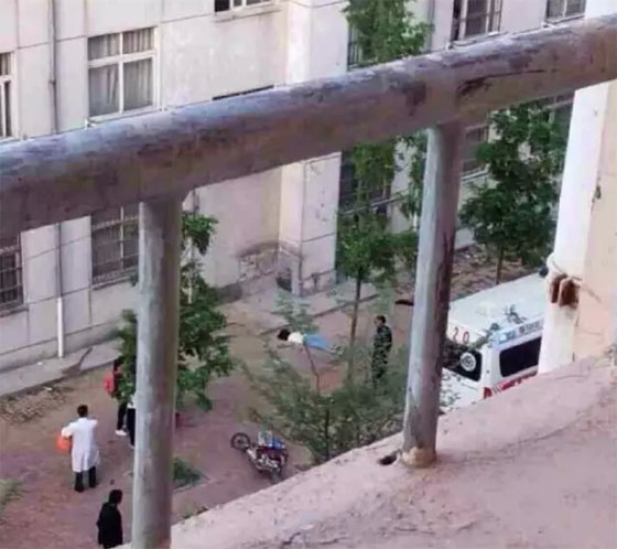 费县一高中生跳楼身亡