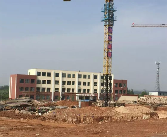 费县东城中学施工进度播报~
